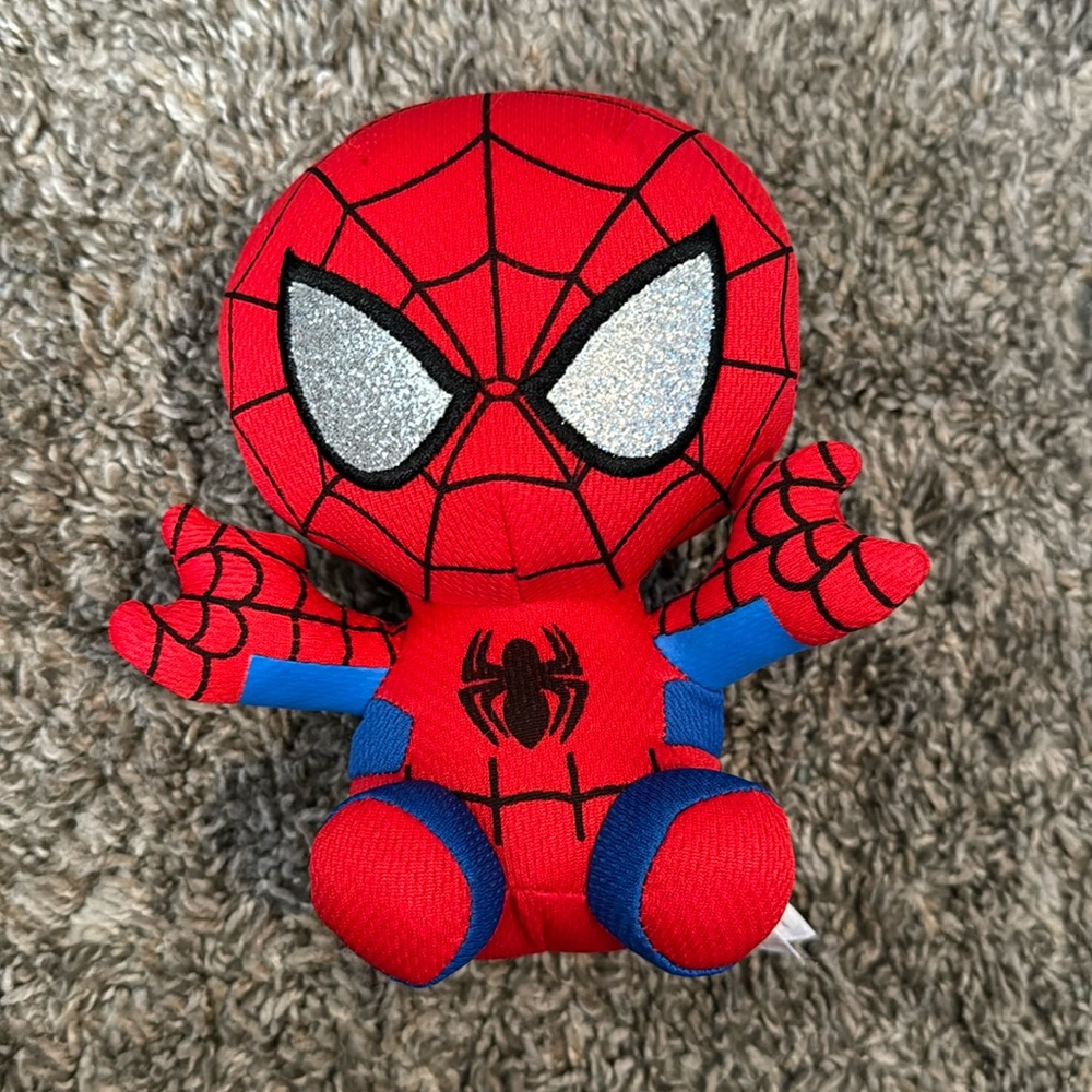 6” TY Marvel Beanie Babies Spiderman
